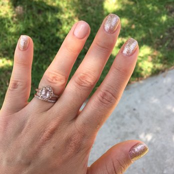 A C Nail Spa - Love my gel manicure by Vivian!! So pretty. Glitter color is Gelixer 094 and the accent nail is Gelixer 005 - Nail Salons Near Me - Los Angeles, California A C Nail Spa - Love my gel manicure by Vivian!! So pretty. Glitter color is Gelixer 094 and the accent nail is Gelixer 005 - Nail Salons Near Me - Los Angeles, California