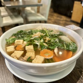 Pho Nation - 12. Vegetarian Pho Tofu & Mixed Veggies Pho Chay - Vietnamese Near Me - Newark, California