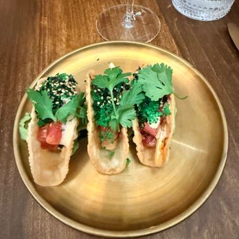 Pigeon and Whale - mini tuna tacos - Cocktail Bars Near Me - New Orleans, Louisiana Pigeon and Whale - mini tuna tacos - Cocktail Bars Near Me - New Orleans, Louisiana