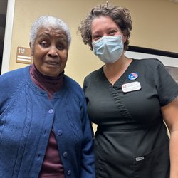 Life Care Center of the South Shore - Sister Claire Marie and PT Tamara Dunaway