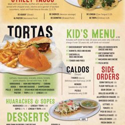 Taqueria La Rancherita - Menu - Page 4