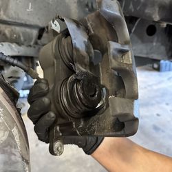 Joseph's Auto Repair - Beyond metal to metal, more like brake caliper piston to brake rotor .  When a brake noise or 
Squeal  do a brake inspection.
