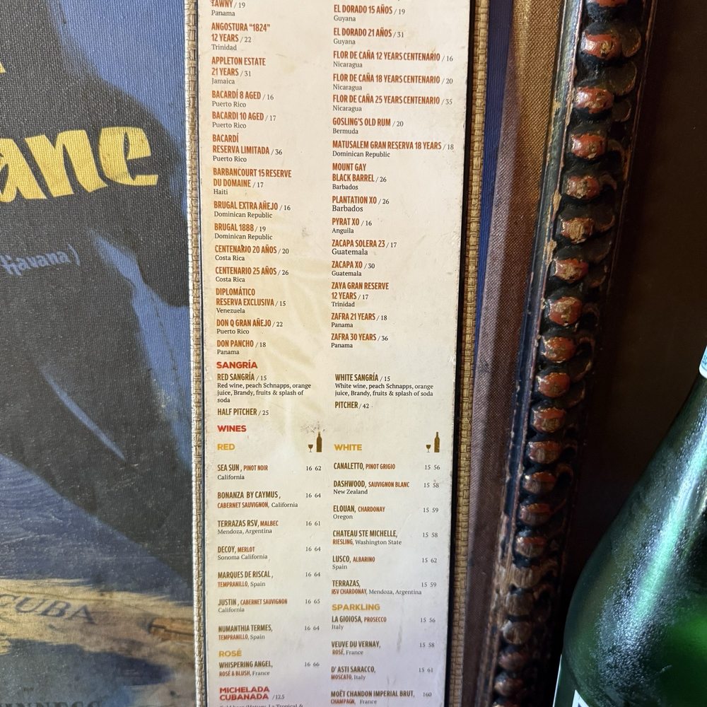 Havana 1957 - Wine list - Cuban Near Me - Miami Beach, Florida Havana 1957 - Wine list - Cuban Near Me - Miami Beach, Florida