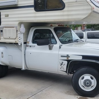 Tires Plus - All they had to do was remove and replace the front tires on this truck and I was turned away. I was told I had to remove the camper. - Tires Near Me - Gardnerville, Nevada Tires Plus - All they had to do was remove and replace the front tires on this truck and I was turned away. I was told I had to remove the camper. - Tires Near Me - Gardnerville, Nevada