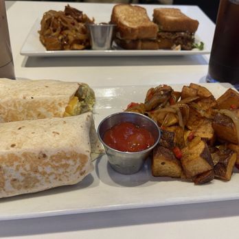 Easy Like Sunday - Breakfast burrito and home fries - Breakfast & Brunch Near Me - Baltimore, Maryland