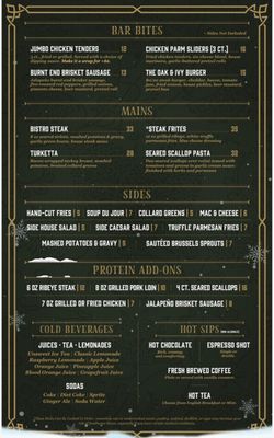 Menu photo 2 The Oak & Ivy Taphouse Smithfield, VA Menu photo 2 The Oak & Ivy Taphouse Smithfield, VA