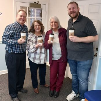 Sweet Pea's - a group of people holding cups of coffee - Bakeries Near Me - Glennville, Georgia Sweet Pea's - a group of people holding cups of coffee - Bakeries Near Me - Glennville, Georgia