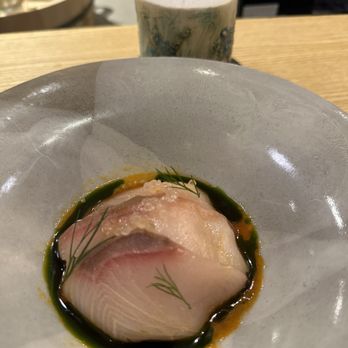 MĀZE - Aged yellowtail - New American Near Me - Honolulu, Hawaii
