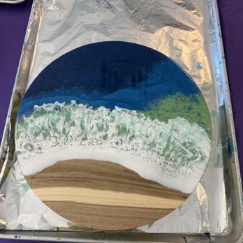 Shattered Glass - Clock - Art Classes Near Me - St. Pete Beach, Florida Shattered Glass - Clock - Art Classes Near Me - St. Pete Beach, Florida