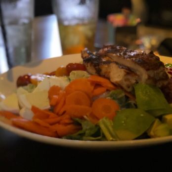 Yard House - Large Cobb Salad--such a great variety of delicious items. It was huge! - New American Near Me - San Antonio, Texas Yard House - Large Cobb Salad--such a great variety of delicious items. It was huge! - New American Near Me - San Antonio, Texas