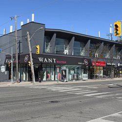Want Boutique - Exterior of Want Boutique, fashion clothing store at Avenue Rd. and Melrose.