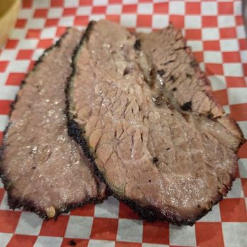 The SmoKING Ribs - Close-Up of the  1/2lb Omaha Prime Beef Brisket ($20.80)  04-25-2026 - Caterers Near Me - Garden Grove, California