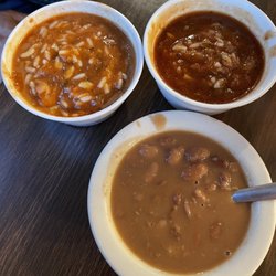 Pier 27 - Bean-go, Gumbo, and Pinto beans. Bean-go is a mixture of Gumbo and Pinto beans.