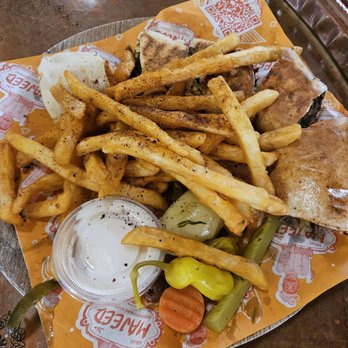 Majeed Mediterranean Restaurant - Beef schwarma sandwich - Mediterranean Near Me - St. Louis, Missouri Majeed Mediterranean Restaurant - Beef schwarma sandwich - Mediterranean Near Me - St. Louis, Missouri