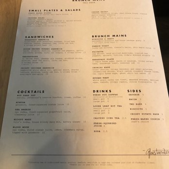 Ghostwriter Public House - Brunch menu - New American Near Me - Johnstown, Ohio
