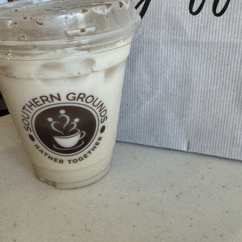 Southern Grounds - Chai latte with oat milk - Wine Bars Near Me - Neptune Beach, Florida