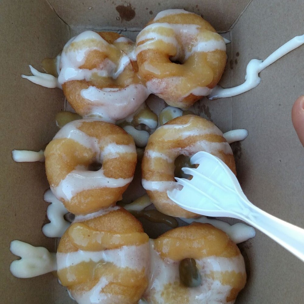 Metro Minis - Peaches and cream - Donuts Near Me Metro Minis - Peaches and cream - Donuts Near Me
