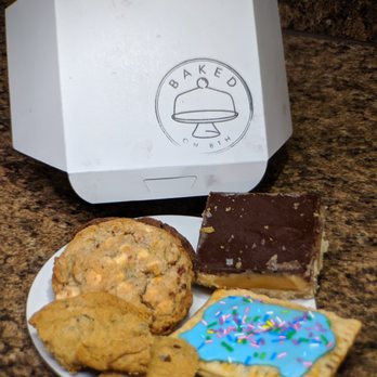 Baked on 8th - Blueberry poptart| Million dollar bar|Milk's favorite cookie| strawberries and cream cookie|GF chocolate chip cookie - Bakeries Near Me - Nashville, Tennessee