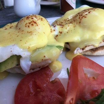 The Tuck Box - Cali Benedict (turkey and avocado instead of Canadian bacon) - Coffee & Tea Near Me - Carmel, California The Tuck Box - Cali Benedict (turkey and avocado instead of Canadian bacon) - Coffee & Tea Near Me - Carmel, California