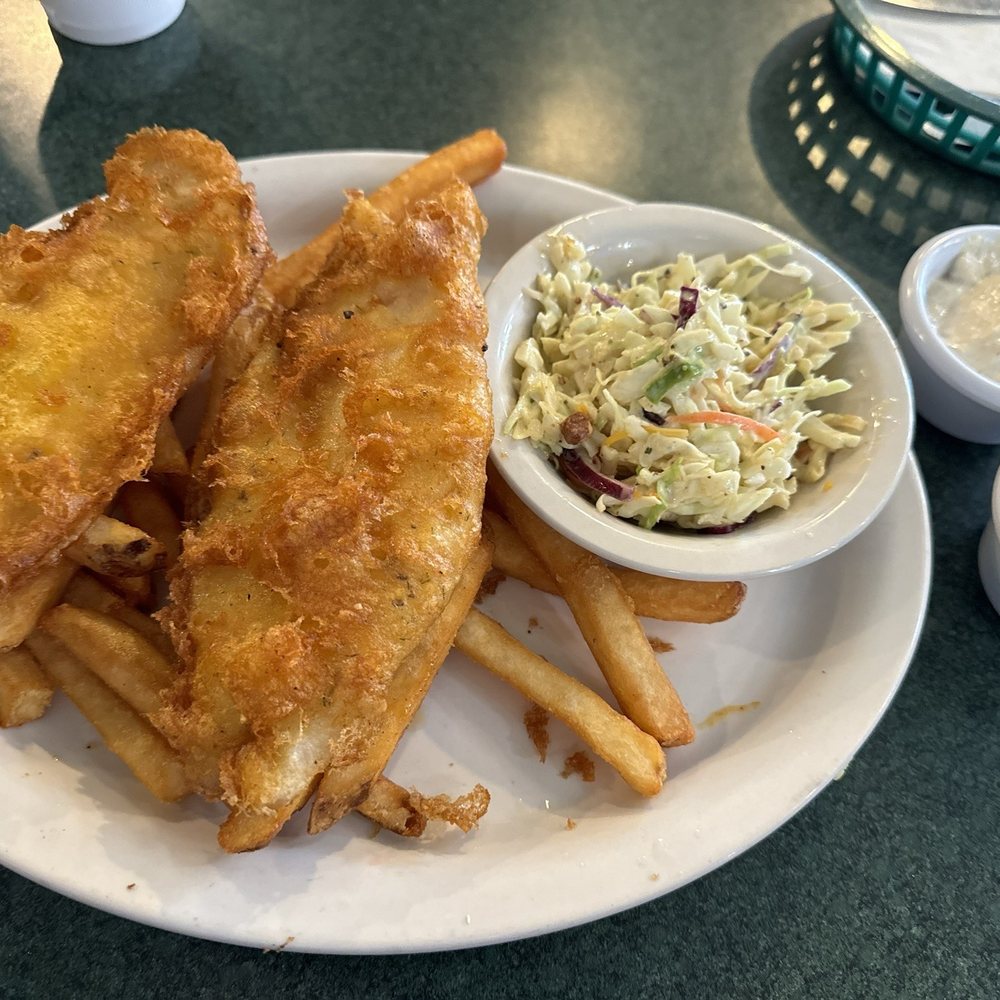 Fish and chips Fish and chips