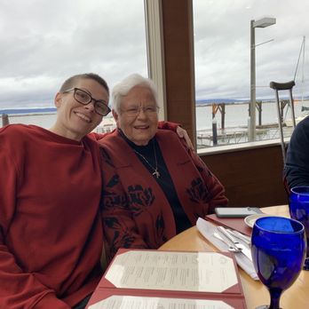 Anthony's HomePort Everett - Me (left) and birthday girl grandma (right of me), Sunday 3 March 2024. - Seafood Near Me - Everett, Washington
