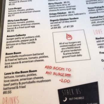 Love Shack - Burgers Near Me - Fort Worth, Texas