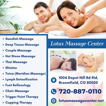 Lotus Massage Center - Massage Near Me - Broomfield, Colorado Lotus Massage Center - Massage Near Me - Broomfield, Colorado