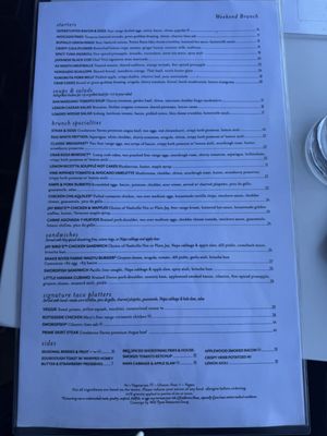 Menu photo 4 Shorebird Newport Beach, CA Menu photo 4 Shorebird Newport Beach, CA
