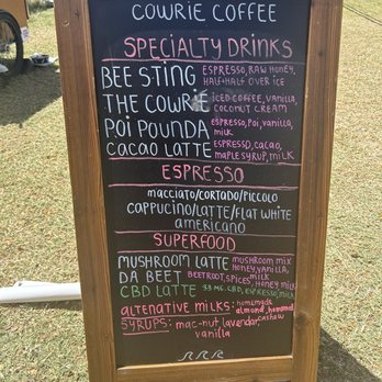 Cowrie Coffee - Updated Menu - Coffee & Tea Near Me - Aiea, Hawaii