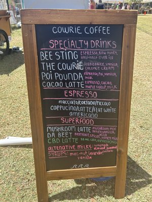 Menu photo 2 Cowrie Coffee Aiea, HI