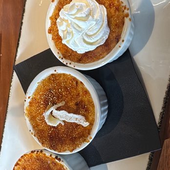 Persimmon’s Restaurant - Crème brûlée trio - New American Near Me - Baldwinsville, New York