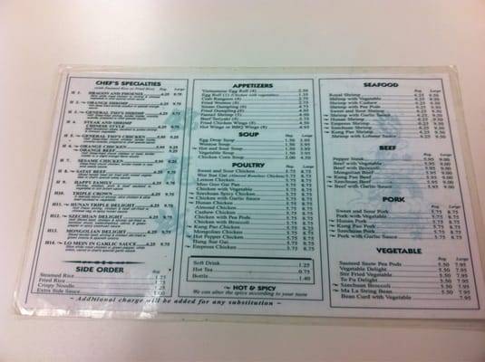 Menu photo 3 Dragon Land Columbus, OH