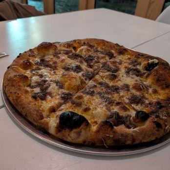 Nico's Charred Pies - French onion pie - Pizza Near Me - Copiague, New York