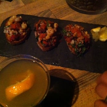 Mesa - Excellent seafood bruschetta. Even more excellent orange-infused vodka martini. - Lounges Near Me - Costa Mesa, California