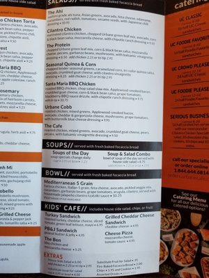 Menu photo 8 Urbane Cafe Northridge, CA