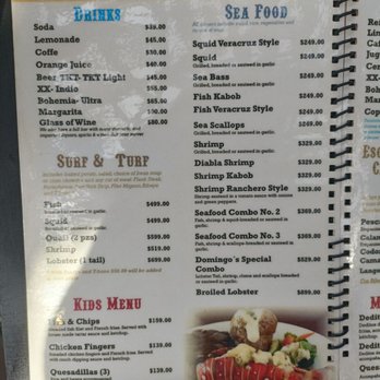 Domingo's Place Steakhouse - Menu - Steakhouses Near Me - Loreto, BCS