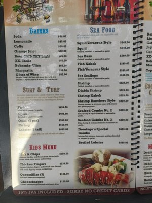 Menu photo 1 Domingo's Place Steakhouse Loreto, BCS