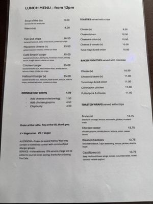 Menu photo 2 The Caledonian Cafè Portree, HLD
