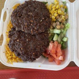 Chapli Kabab Rice Platter