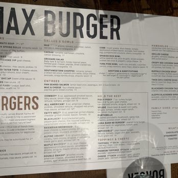 Max Burger - Burgers Near Me - Longmeadow, Massachusetts