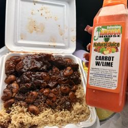 Jamaica House Restaurant - Oxtail and Beans Carrot and Lime