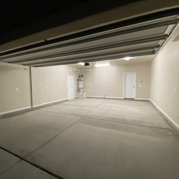 an empty garage
