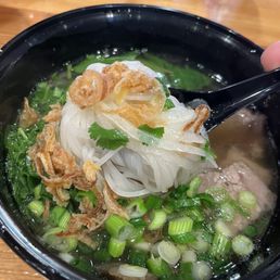 Pho with fatty brisket and sliced steak Pho with fatty brisket and sliced steak
