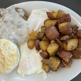 Chicken-fried Steak & Eggs