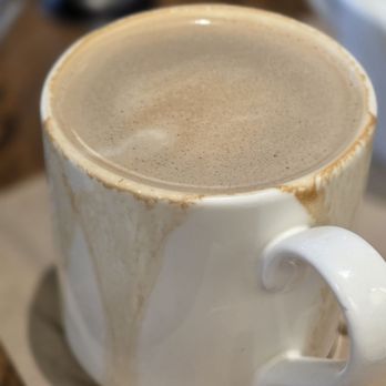 Locals Farm  Market - Dirty Chai Latte - May 2026. It spilled way before I got it. - Coffee & Tea Near Me - Poolesville, Maryland