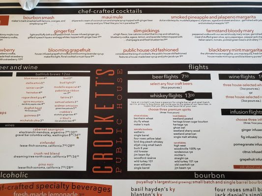 Menu photo 8 Crockett’s Public House Maple Valley, WA Menu photo 8 Crockett’s Public House Maple Valley, WA