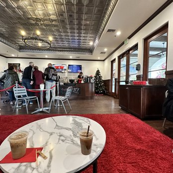 Main Street Coffee - people sitting at tables in a coffee shop - Coffee & Tea Near Me - La Quinta, California Main Street Coffee - people sitting at tables in a coffee shop - Coffee & Tea Near Me - La Quinta, California