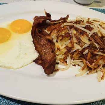Fulton Café - American Breakfast with Crispy Bacon (my request)!  10/10. - American Near Me - Las Vegas, Nevada