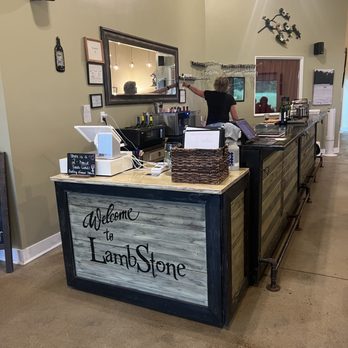 Lambstone Cellars Winery - 7/22/23 Entrance, interior - Wine Tasting Room Near Me - Valparaiso, Indiana