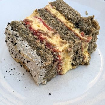 Win Son Bakery - Black Sesame / Strawberry Cake - Taiwanese Near Me - Brooklyn, New York Win Son Bakery - Black Sesame / Strawberry Cake - Taiwanese Near Me - Brooklyn, New York